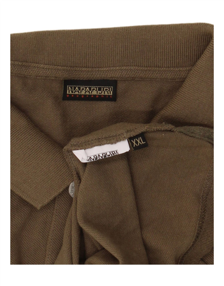 Napapijri Polo Hombre 2XL Caqui