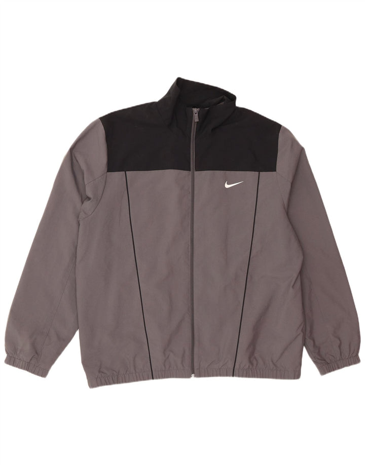 Nike - Chaqueta de chándal para hombre, talla 2XL, color gris, poliéster