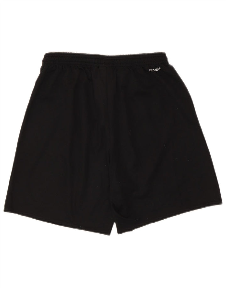 ADIDAS Boys Climalite Sport Shorts 13-14 Years  Black Polyester