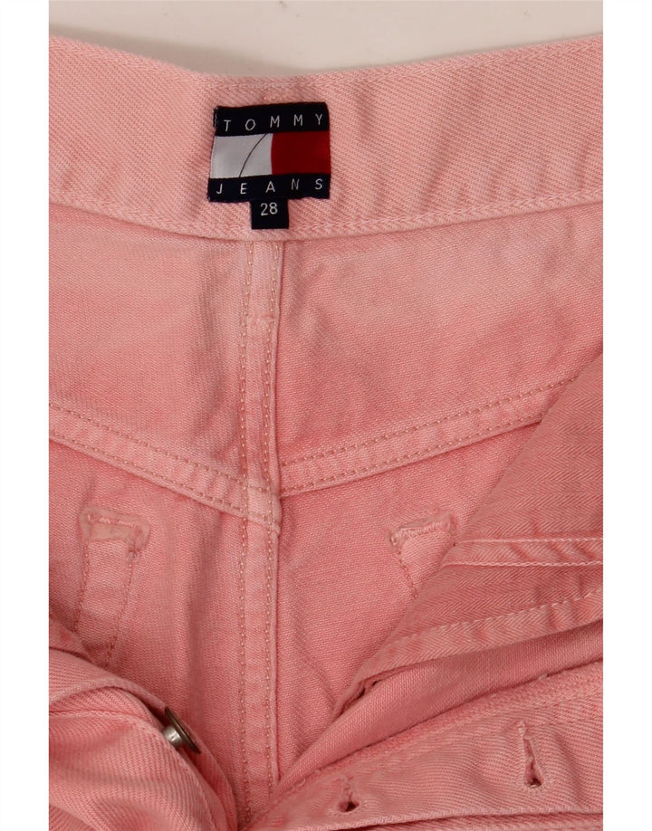 Shorts Vaqueros Tommy Hilfiger Mujer W28 Rosa Medio