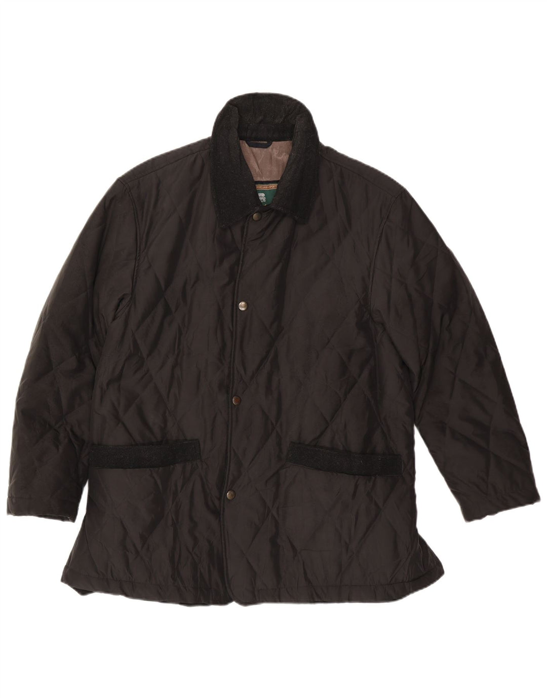 Corneliani Chaqueta acolchada para hombre IT 50 Large Black Classic