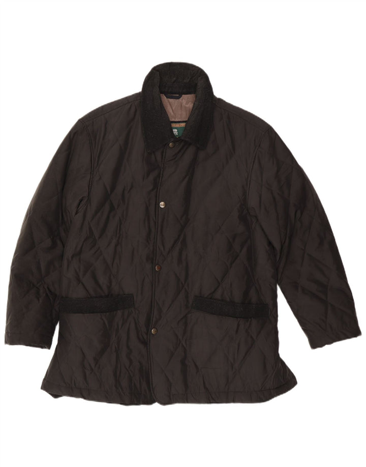 Corneliani Chaqueta acolchada para hombre IT 50 Large Black Classic