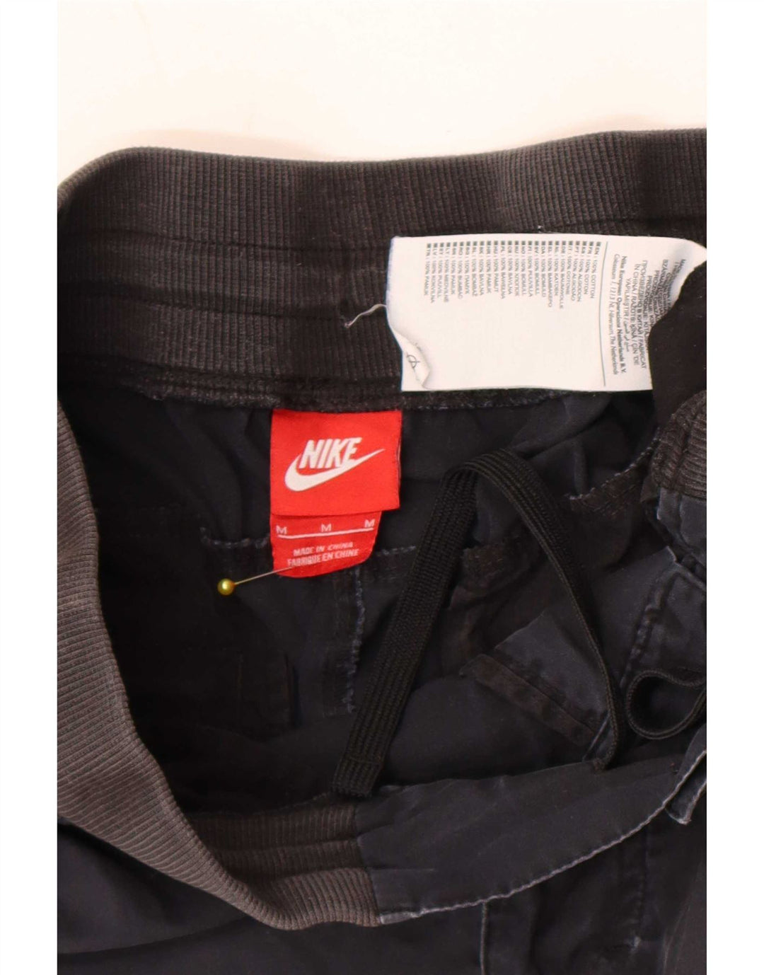 Pantalones cortos tipo cargo Nike para hombre medianos W32 algodón azul marino