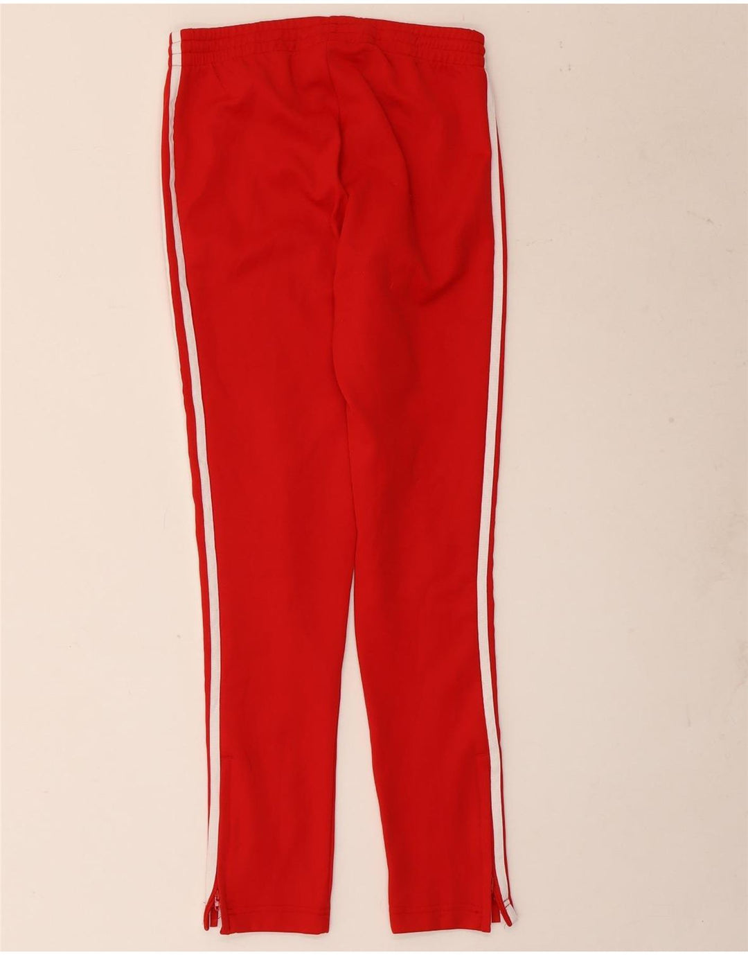 Adidas Pantalones de chándal para mujer UK 8 Small Rojo Poliéster