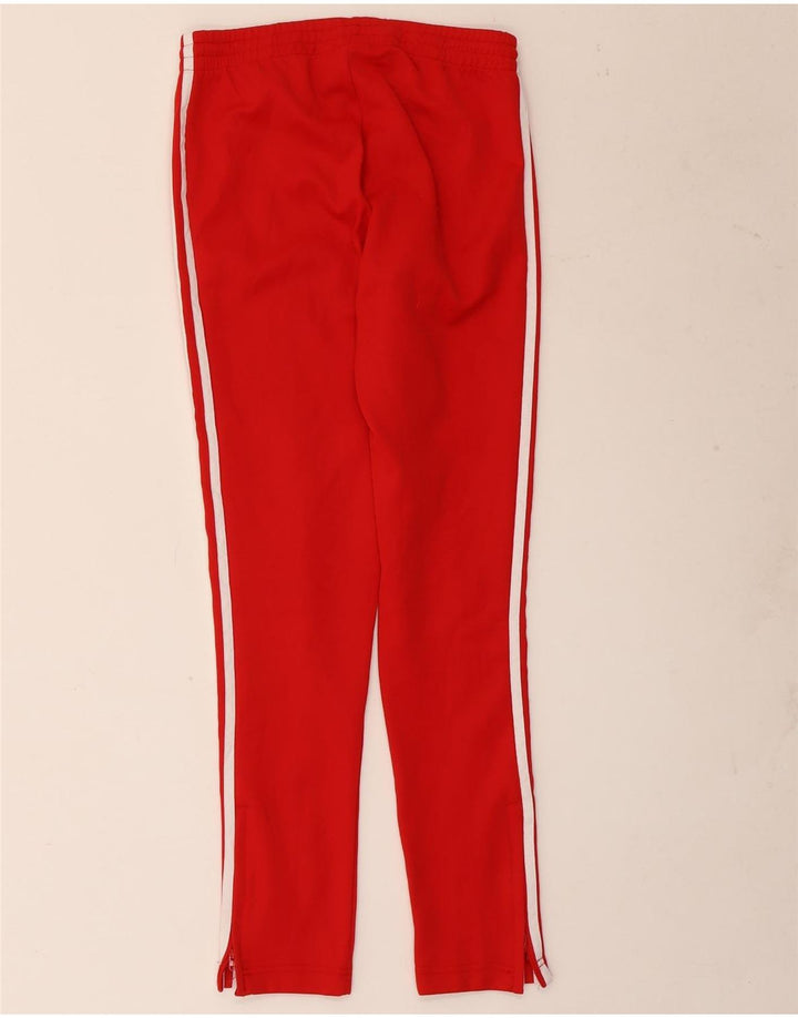 Adidas Pantalones de chándal para mujer UK 8 Small Rojo Poliéster