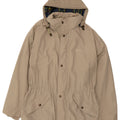 Bailo Chaqueta impermeable con capucha para hombre UK 38 Algodón beige medio