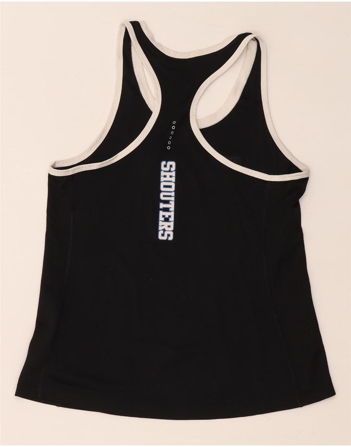 Nike Saint Thomas Graphic Vest Top UK 14 Grande Poliéster Negro