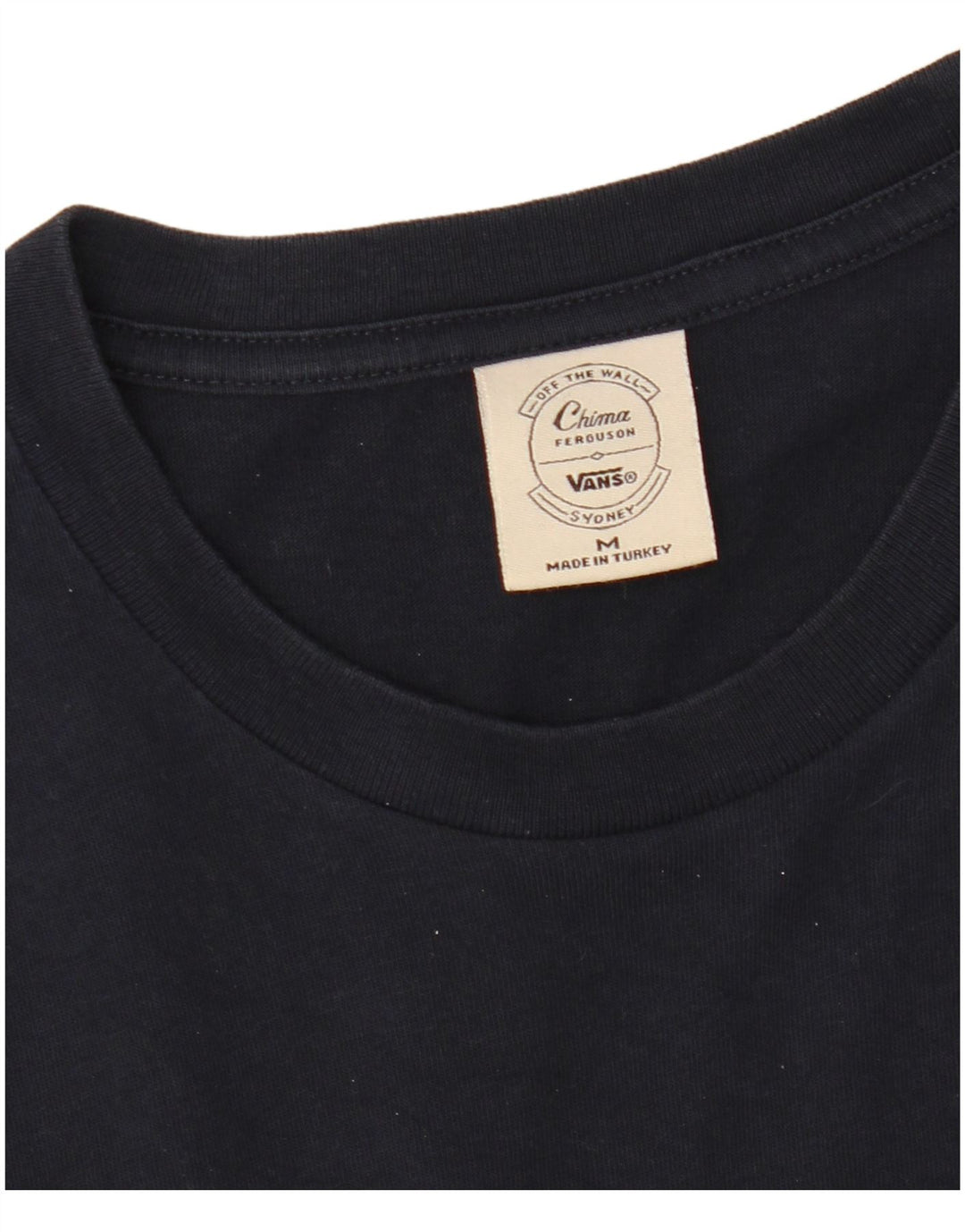 Camiseta Vans Hombre Graphic Top Medium Azul Marino Algodón