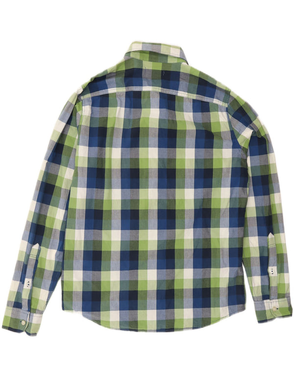 Camisa Hollister Hombre Algodón A Cuadros Multicolor Grande