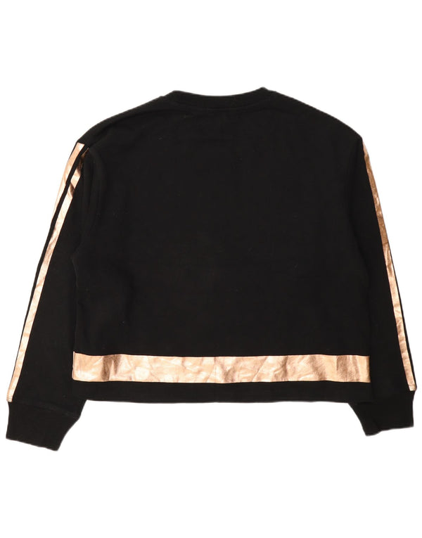 Dkny Sudadera gráfica para mujer Jersey UK 44 Mediano Negro Colorblock Algodón