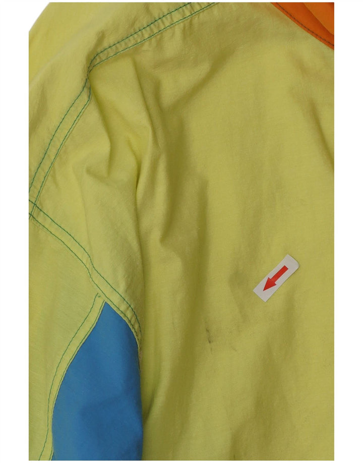 Chaqueta utilitaria vintage para hombre Reino Unido 40 Bloque de color multicolor grande