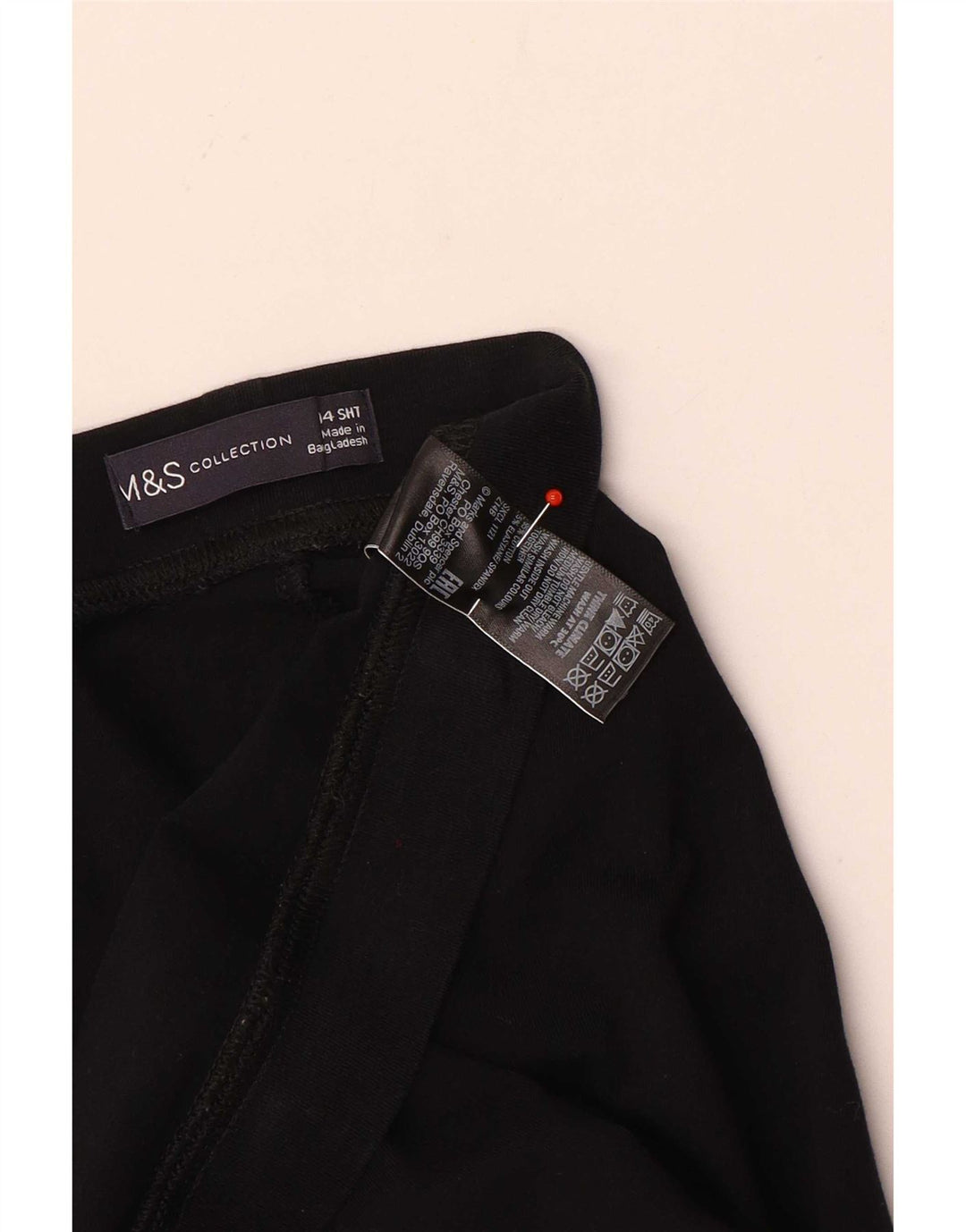 Marks & Spencer Leggings para mujer Reino Unido 44 Grande Algodón negro