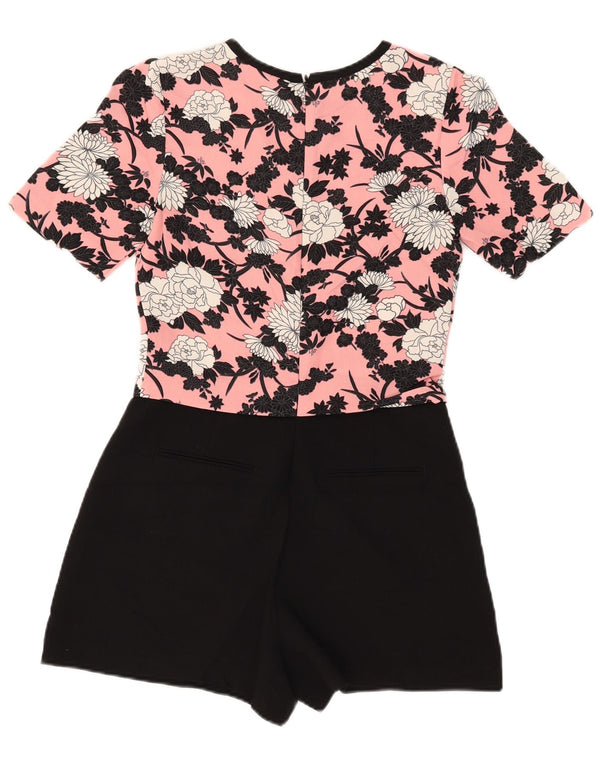 Mono corto de manga corta para mujer Oasis UK 8 Small Pink Floral