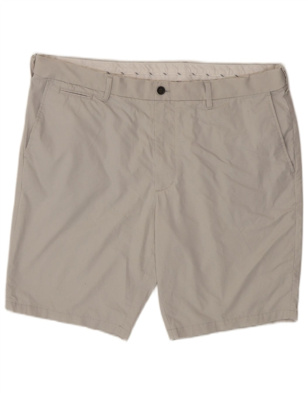 Marks & Spencer Pantalones cortos chinos para hombre W42 2XL Algodón beige