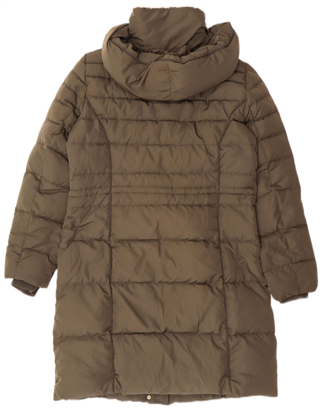 Abrigo acolchado con capucha para mujer de Vero Moda, poliéster caqui grande, invierno
