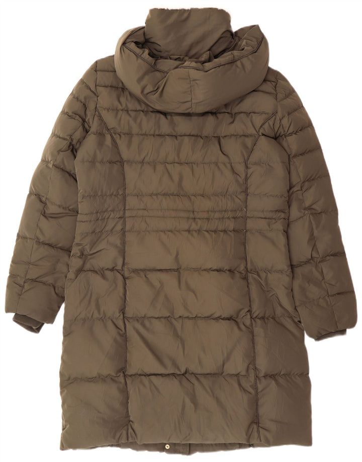 Abrigo acolchado con capucha para mujer de Vero Moda, poliéster caqui grande, invierno