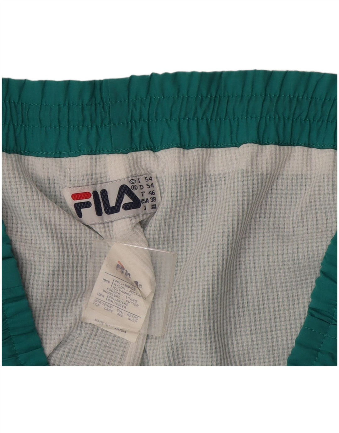 Fila Chándal completo para hombre IT 54 XL Poliamida verde color block