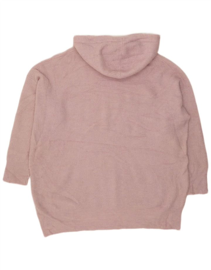 White Stuff Suéter tipo jersey extragrande con capucha para mujer UK 22 3XL Poliéster rosa