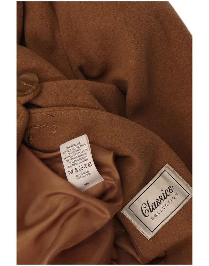 Abrigo St. Bernard para mujer Reino Unido 44 Lana beige grande