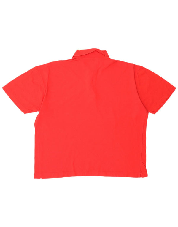 UNGARO Polo Hombre Grande Rojo Algodón