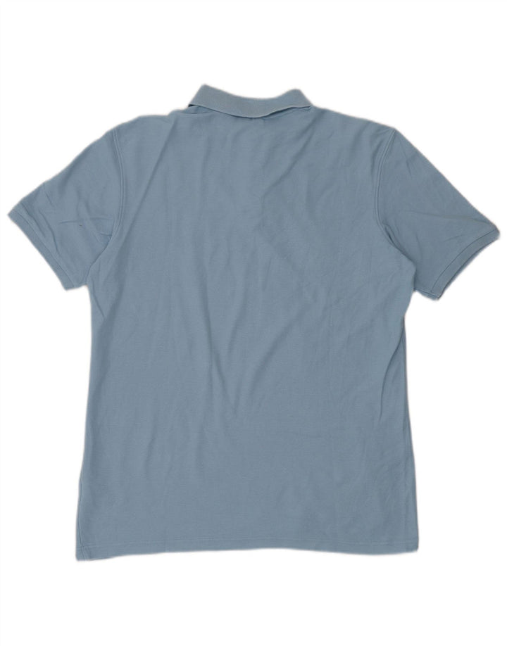 FILA Polo para hombre de algodón azul grande