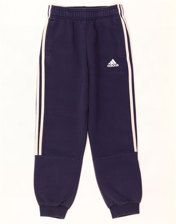 Adidas Pantalones de Chándal para niño Joggers 9-10 años Azul Marino Algodón