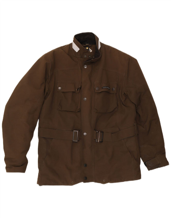 Tucano Urbano Chaqueta utilitaria para hombre UK 40 Large Nylon marrón