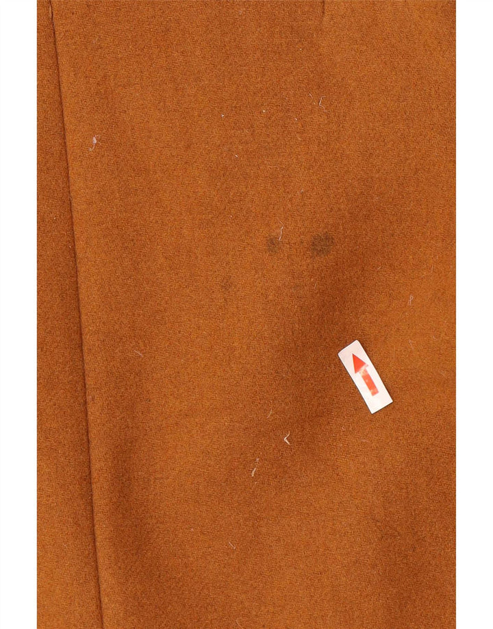 Zara Mujer Trafaluc Abrigo UK 10 Small Lana Marrón