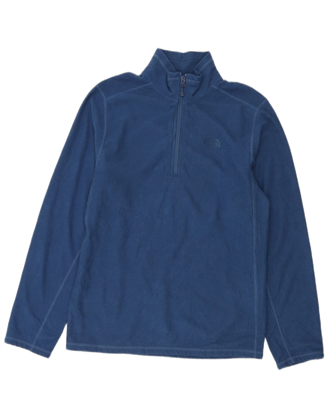 The North Face Jersey de forro polar con cuello y cremallera para hombre Poliéster azul marino medio