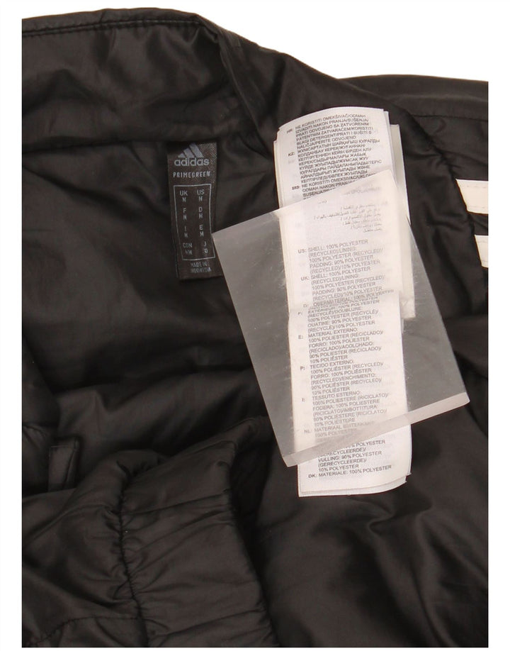 Adidas Chaqueta acolchada Primegreen para hombre UK 38 Mediana Negro Poliéster