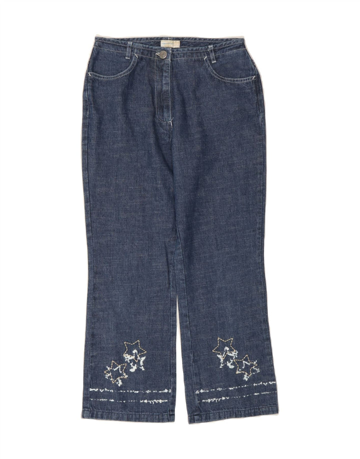 PEPPERINO Womens Cropped Jeans W26 L24 Blue Vintage Pepperino and Second-Hand Pepperino from Messina Hembry 