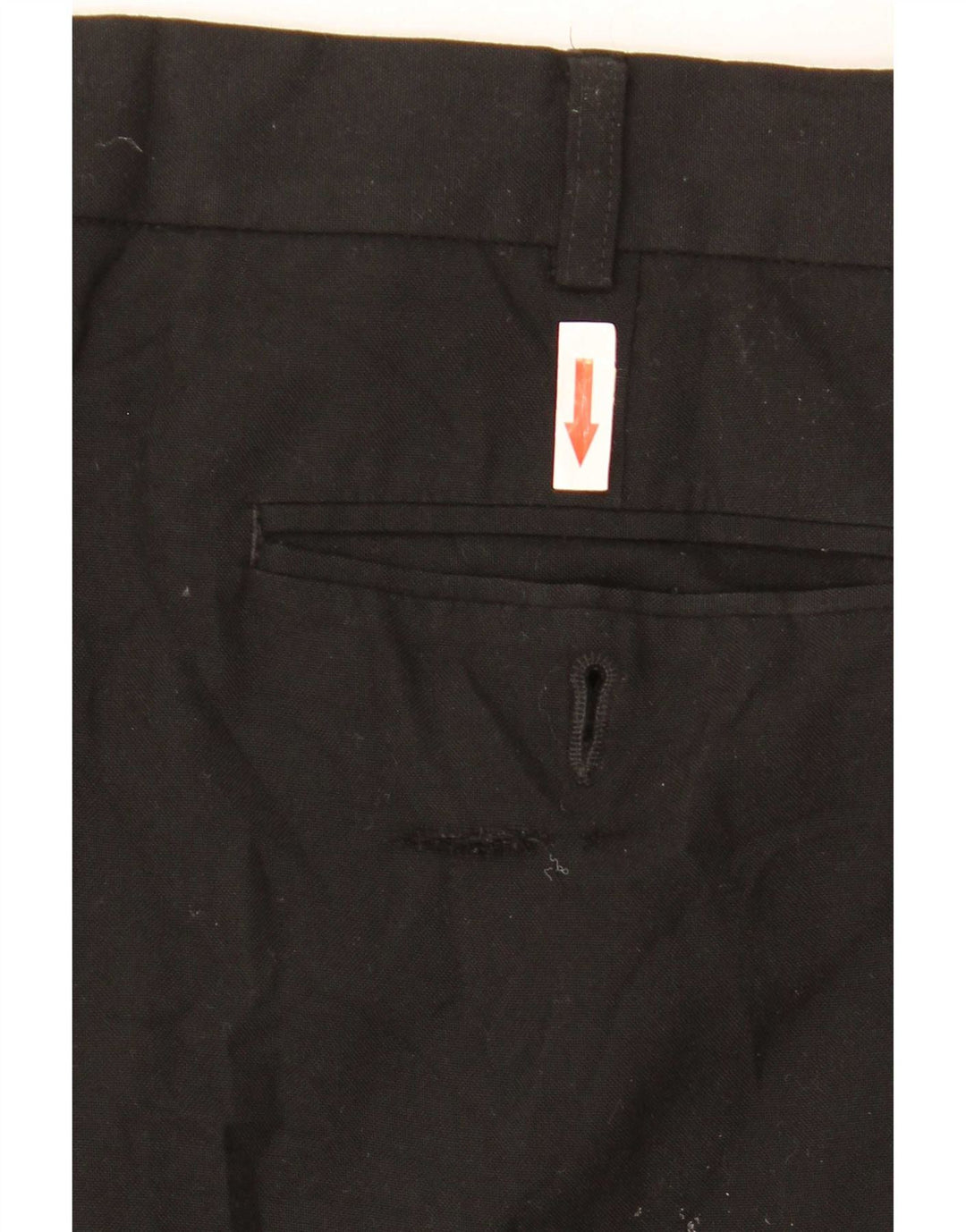 Marks & Spencer Pantalones de traje rectos a medida para hombre W40 L31 Negro