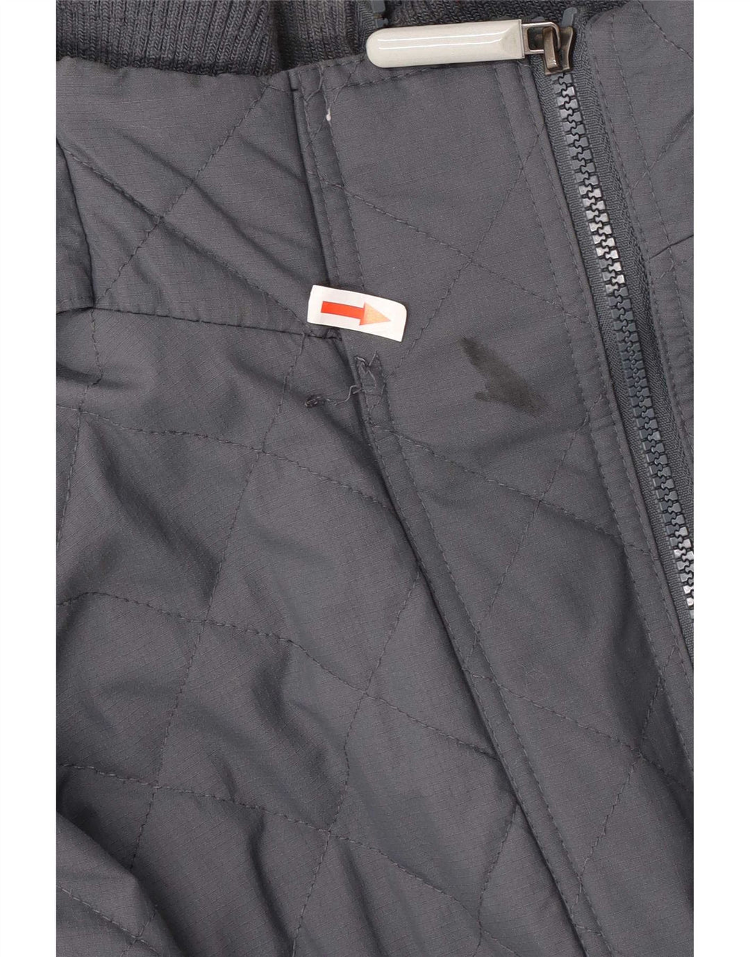 Superdry Chaqueta cortavientos con capucha Windcheater para mujer, talla 40, color gris