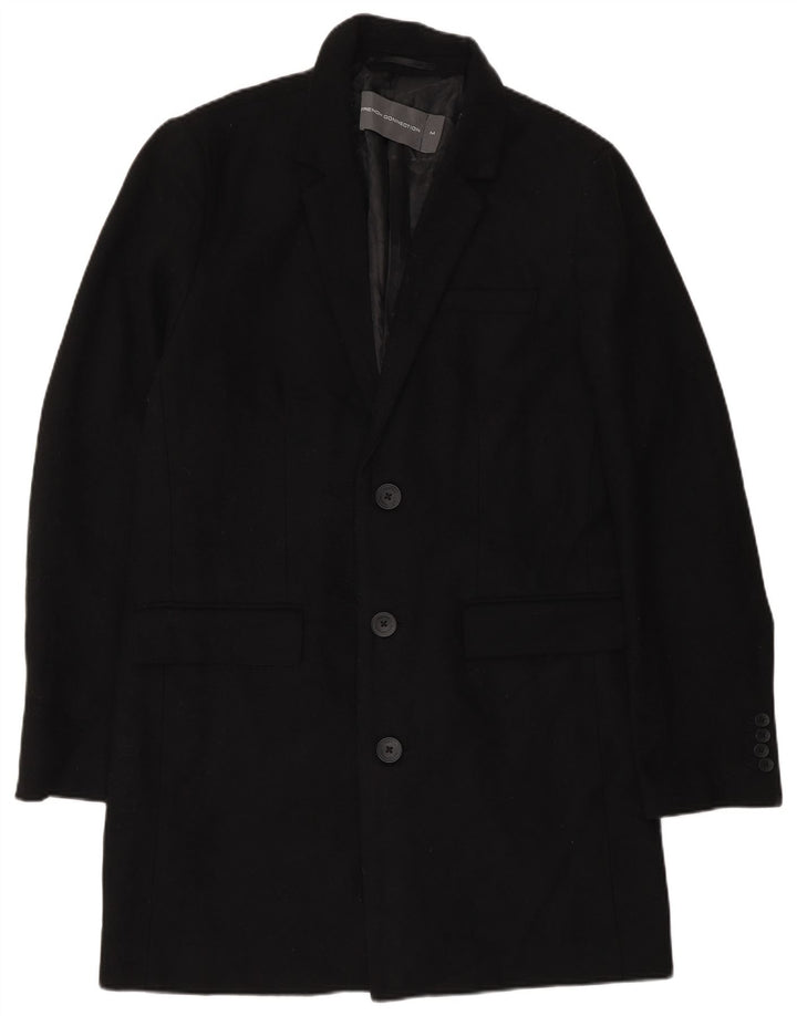 Abrigo para hombre French Connection UK 38 Lana negra mediana