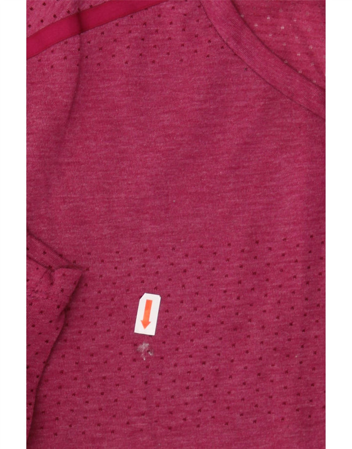 NIKE Mens Dri Fit T-Shirt Top Medium Burgundy Vintage Nike and Second-Hand Nike from Messina Hembry 