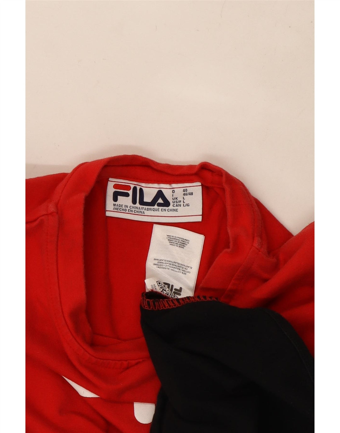 FILA Body gráfico para mujer UK 44 Grande Multicolor Colorblock