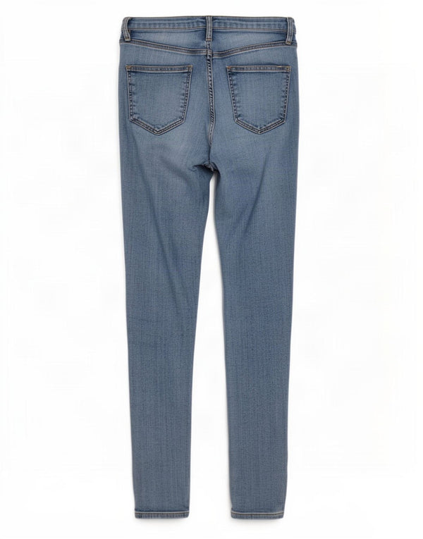 Massimo Dutti Vaqueros Pitillo Mujer EU 38 Small W28 L28 Algodón Azul