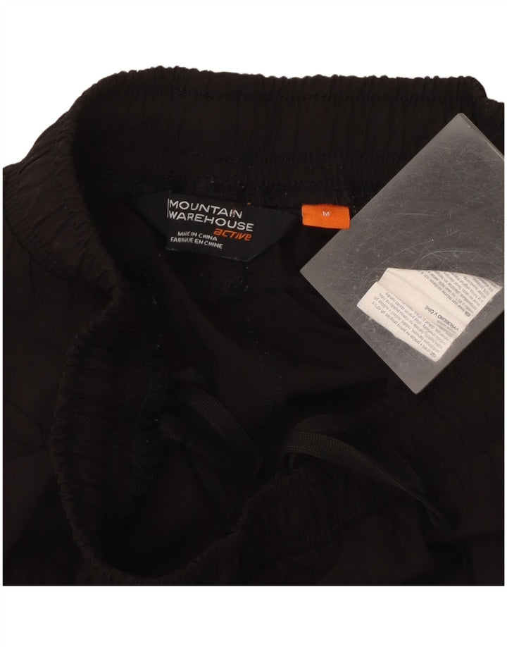 Pantalones cortos deportivos para hombre Mountain Warehouse Poliéster negro mediano