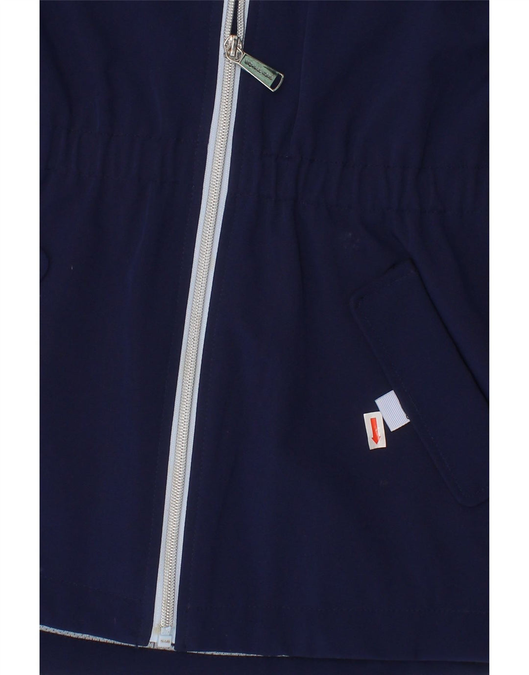 MICHAEL KORS Girls Hooded Rain Jacket 10-11 Years Navy Blue Polyester Vintage Michael Kors and Second-Hand Michael Kors from Messina Hembry 