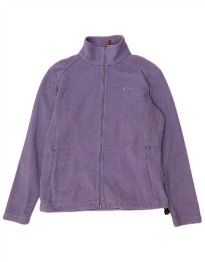 Chaqueta polar Asics para mujer, talla 44, talla mediana, color morado