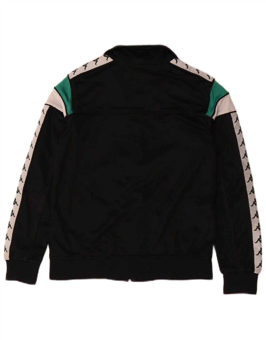 Kappa - Chaqueta de chándal con gráfico para niños, 13-14 años, color negro