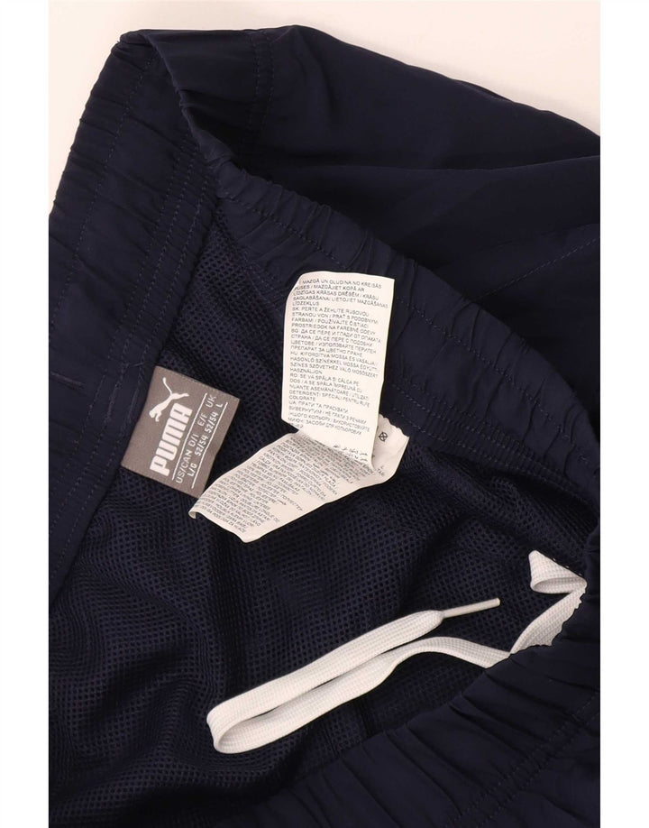 Puma Pantalones De Chándal Para Hombre Joggers Large Azul Marino Poliéster