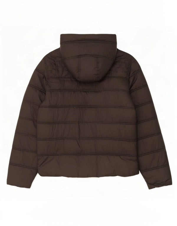 Marville Chaqueta acolchada con capucha para mujer UK 46 Large Nylon gris