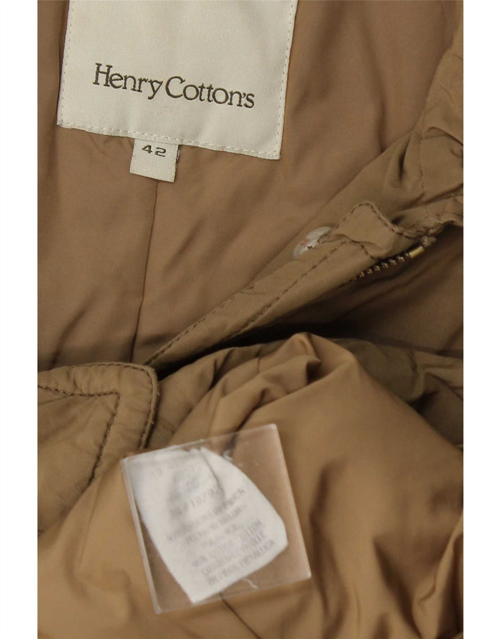 Henry Cottons Chaqueta utilitaria con cinturón para mujer IT 42 Poliamida caqui mediana