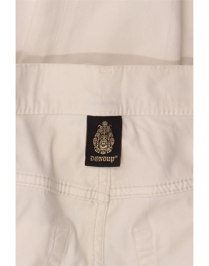 Dondup Mujer Pantalones Casuales Slim W30 L28 Blanco