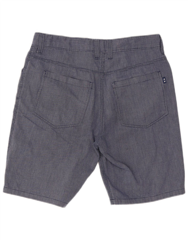 Oakley Pantalones cortos casuales para hombre W32 Algodón azul medio
