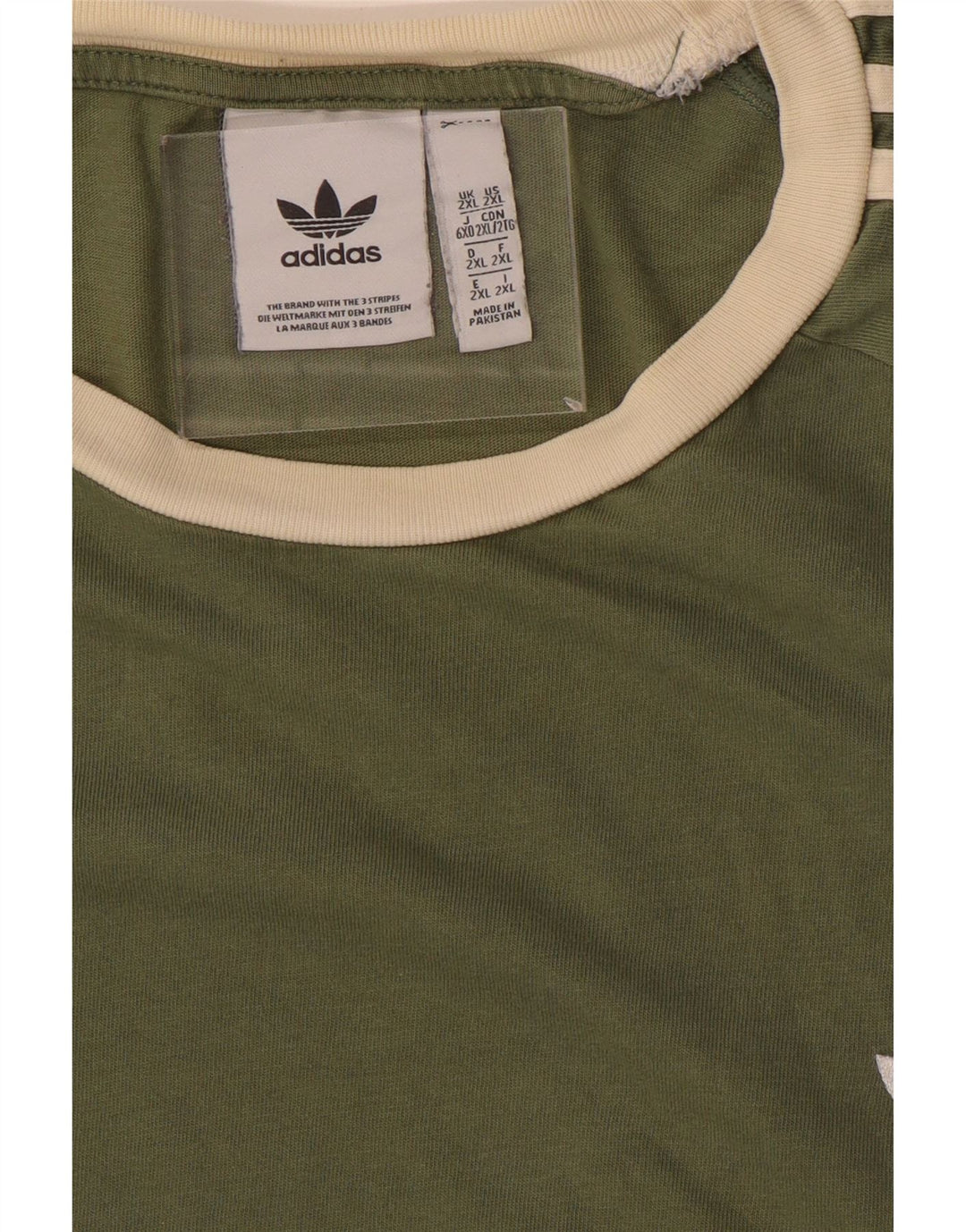 Adidas Camiseta Hombre Top 2XL Caqui