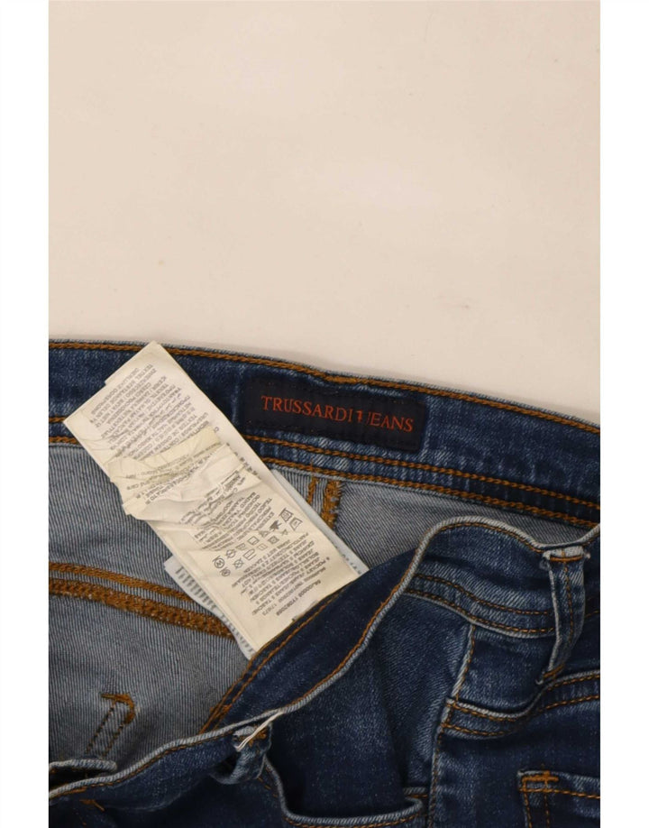 Vaqueros Trussardi Mujer Slim W30 L30 Azul Algodón
