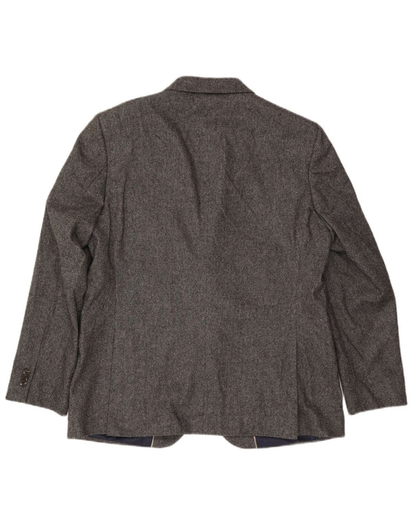 Marks & Spencer Chaqueta tipo blazer de 2 botones para hombre UK 44 2XL Lana gris