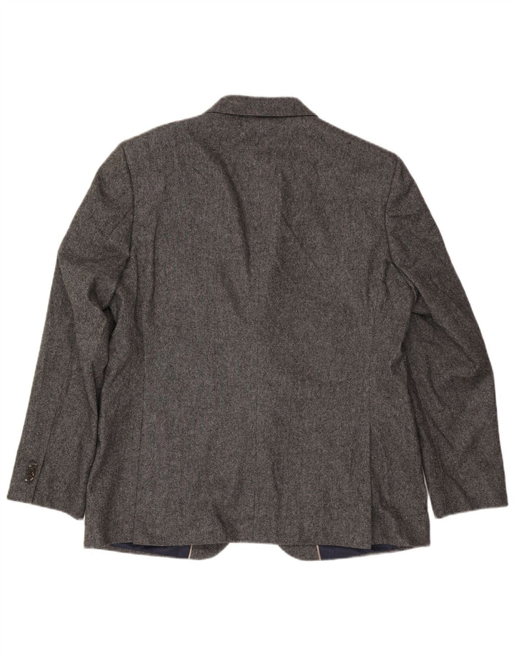 Marks & Spencer Chaqueta tipo blazer de 2 botones para hombre UK 44 2XL Lana gris